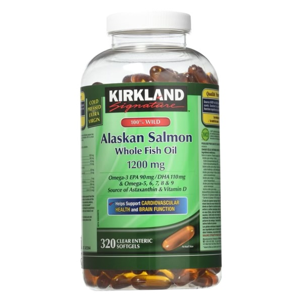 روغن ماهی سالمون آلاسکا کرکلند