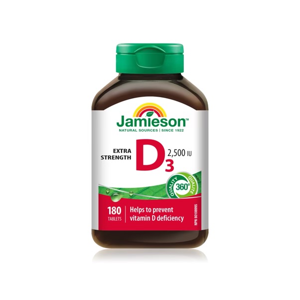 ویتامین دی جمیسون ۱۸۰ عددی Jamieson D3